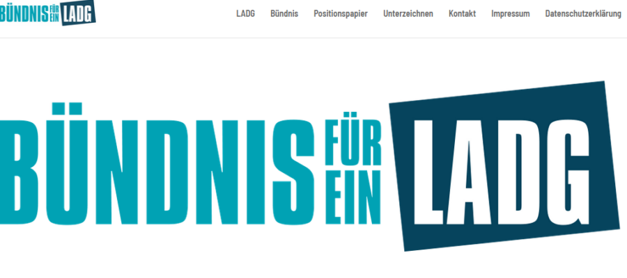 Screenshot Website ladg.jetzt